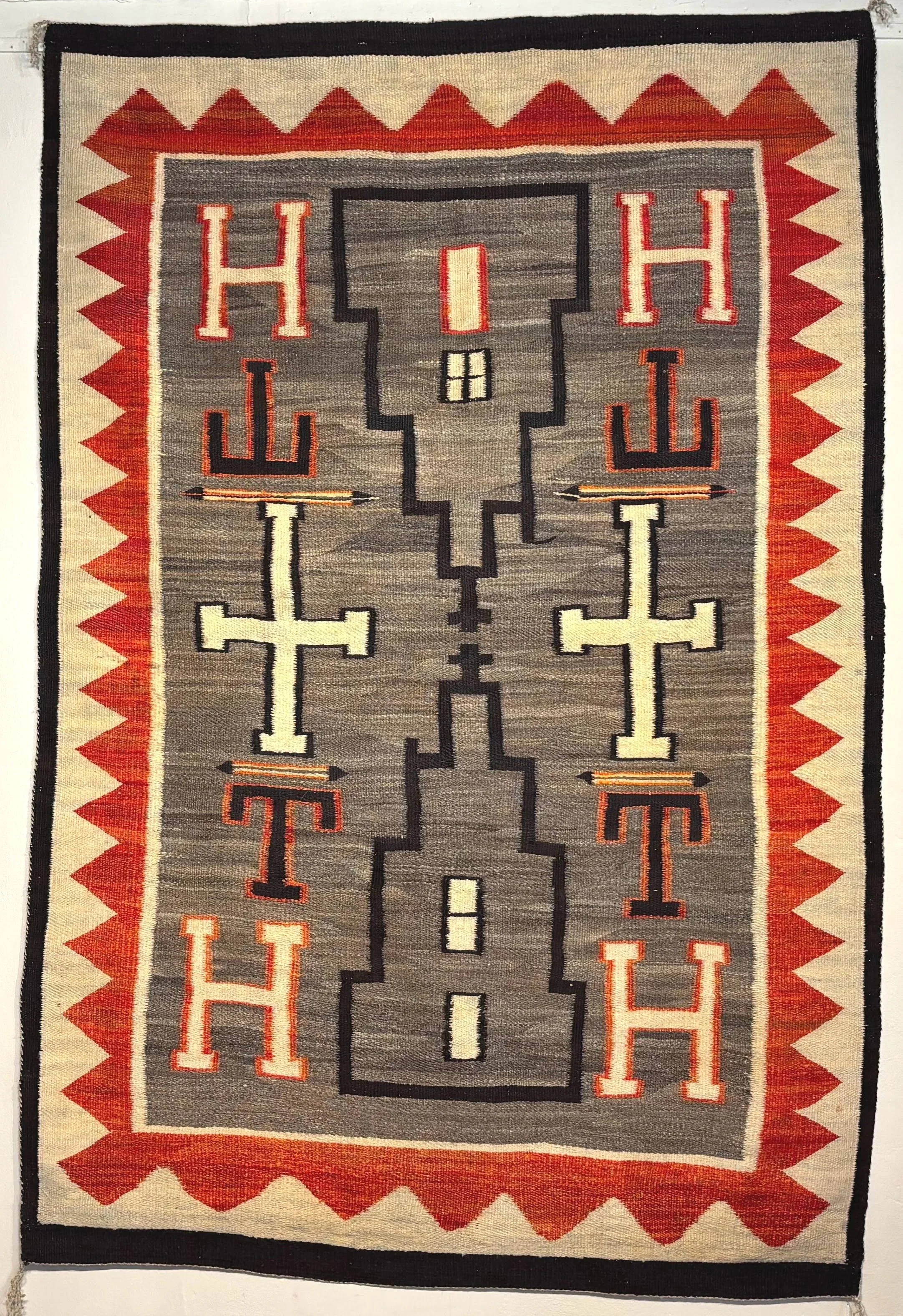 ビンテージ　30s 40s ナヴァホラグ Navajo rug スクエア❗️ ビンテージ 30s 40s ナヴァホラグ Navajo rug スクエア❗️